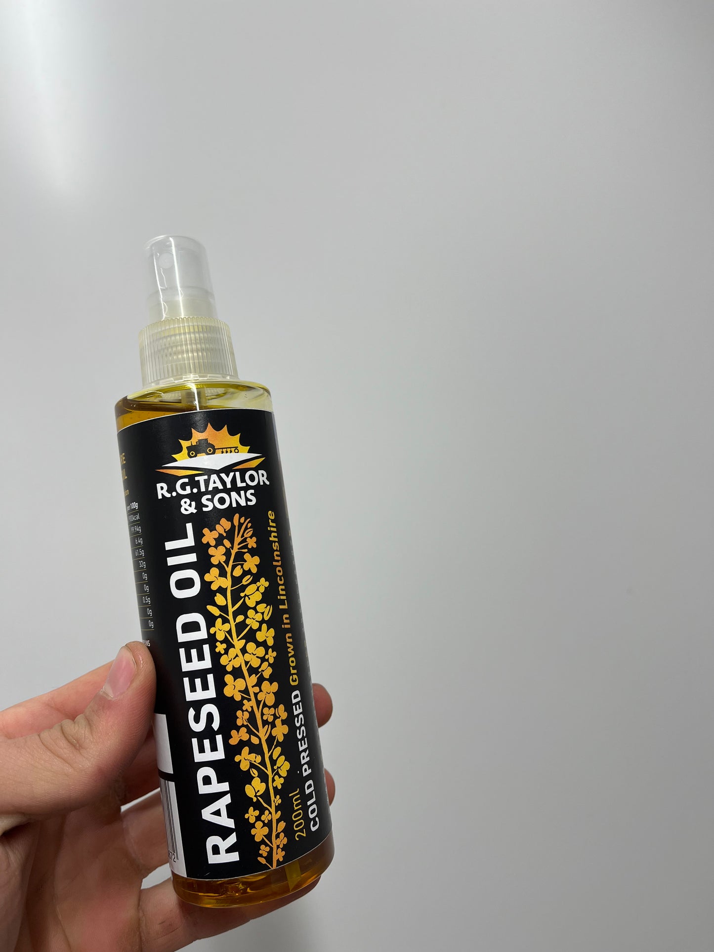 200ml Squirty Bottle of Rapeseed Oil