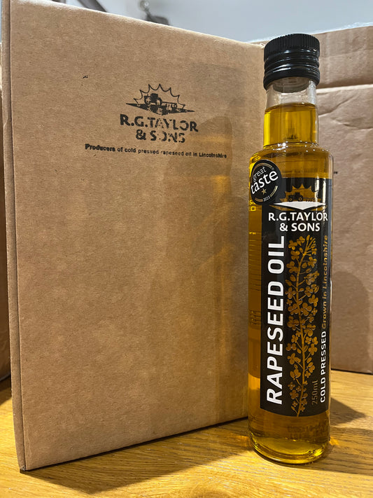 6 pack of 250ml plain rapeseed oil